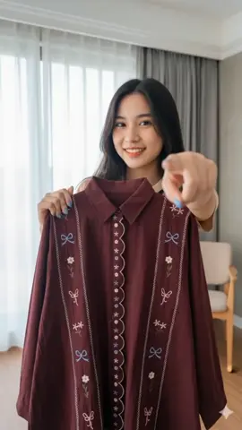 KEVI BLOUSE BORDIR RAYON TWILL🥰✨#bajuu #bagus #fyp #xbcafypシ 