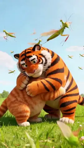 🤣Fat Tiger is still loyal; he turned bald right alongside Fat Orange.#cat #usa_tiktok #orangecat #fyp #funnycat 