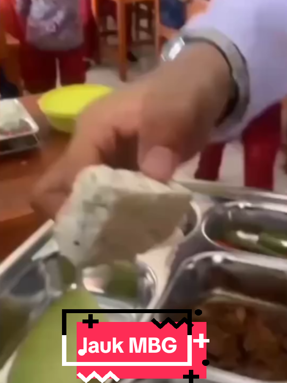 Lauk MBG anak SD berupa tempe mentah.. #mbg #fyp #viral #videoviral 