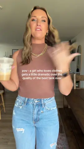 The way I am shook over these tanks!!! OBSESSED 🤎 