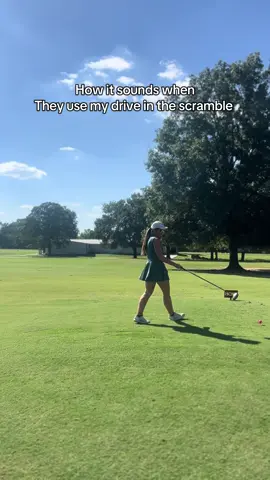 Even tho my tee box is 150 yards in front of thiers 😉😉 #golftiktok #golftok #womenwhogolf #fyp 