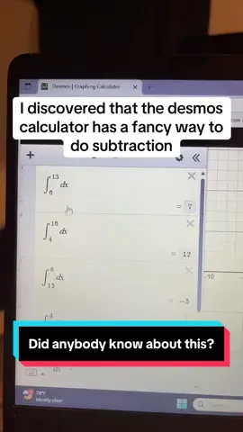 Desmos is really cool #desmos #math #subtraction #fyp #cool 