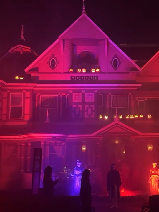 San Jose's Winchester Mystery House is now open for fright nights. Here's a look inside, if you dare.  #winchestermysteryhouse #halloween #frightnights #sanjose #abc7news