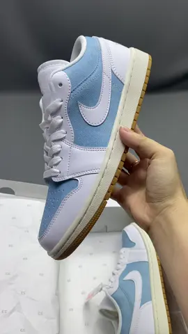 Air Jordan one low white denim blue 