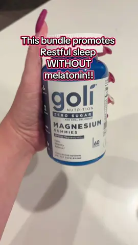 Melatonin free restful sleep and at an amazing price! #golimagnesium #goliashwagandha #golizerosugar #ttscommunityaustin @Goli® Nutrition 