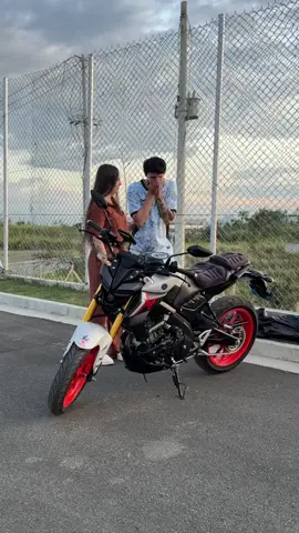 Esta fue mi reacción al ver mi moto😍❤️