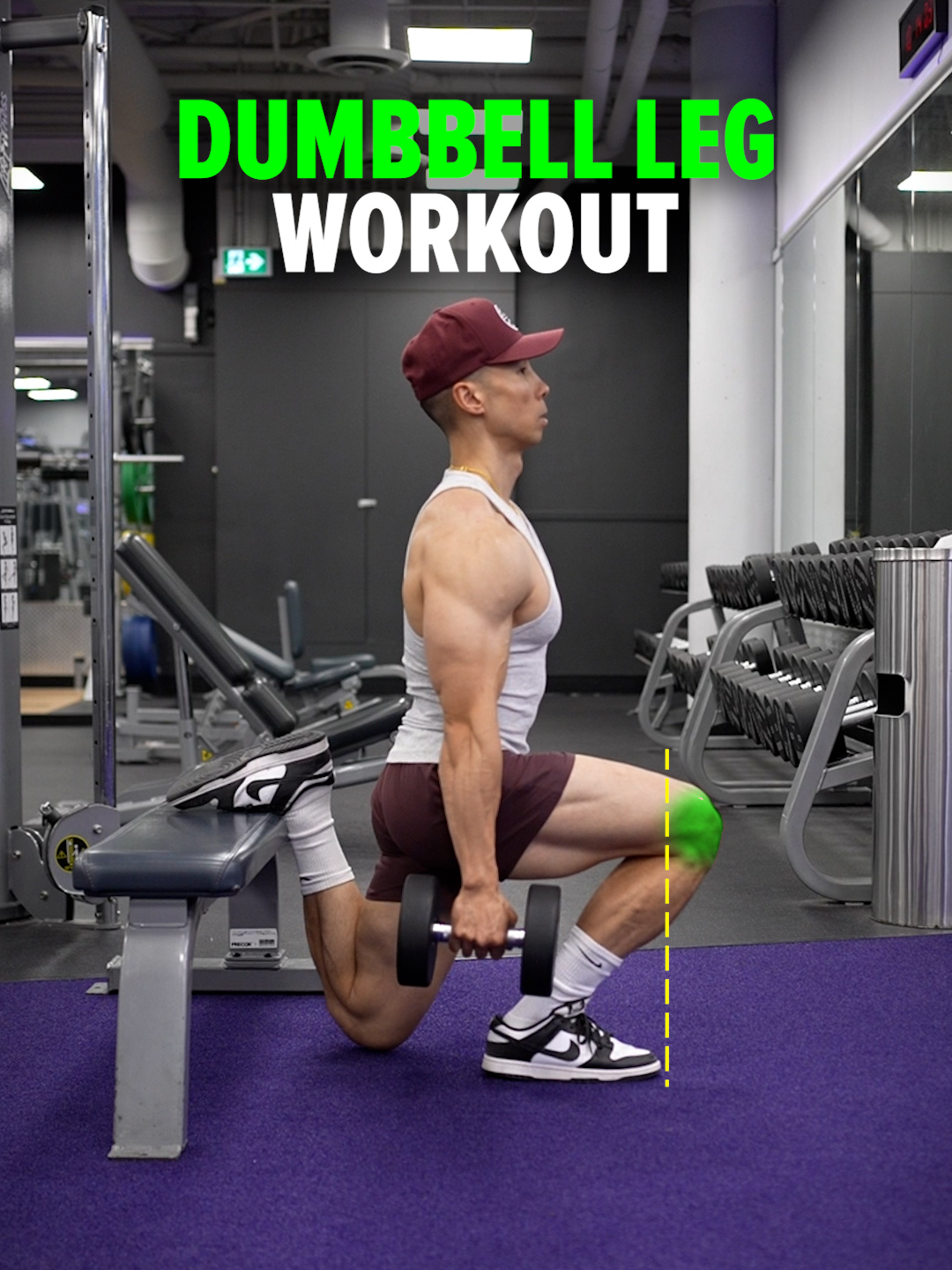 Size & Shred Training program 👉🏻 deltabolic.com (link in bio) Dumbbell Leg Exercises – Know the Difference! If you place your foot of the working leg closer to the bench during Bulgarian split squats, keep your torso upright and let your knees travel past your toes — this puts more emphasis on your quads. Move your foot further out, lean slightly forward, and keep your knees behind your toes — now you’re targeting the glutes. And if you perform single-leg stiff-leg dumbbell deadlifts, you’ll primarily hit the hamstrings. #legworkout #leg exercises basketball