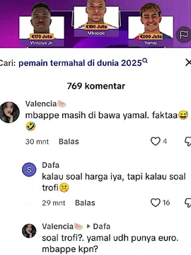 MBAPPE > YAMAL FAKTA CIK 🤪🤭 #mbappe #yamal #barcelona #madrid #pildun2018🇨🇵 
