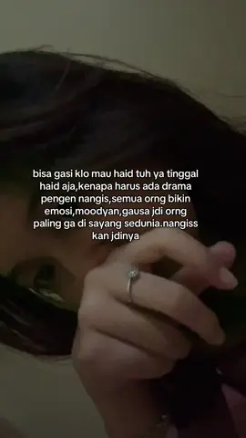 cuma cwe yg bisa rasain hal kek gini kan  #fyp #4u #xyzabc #prahaid #pms 