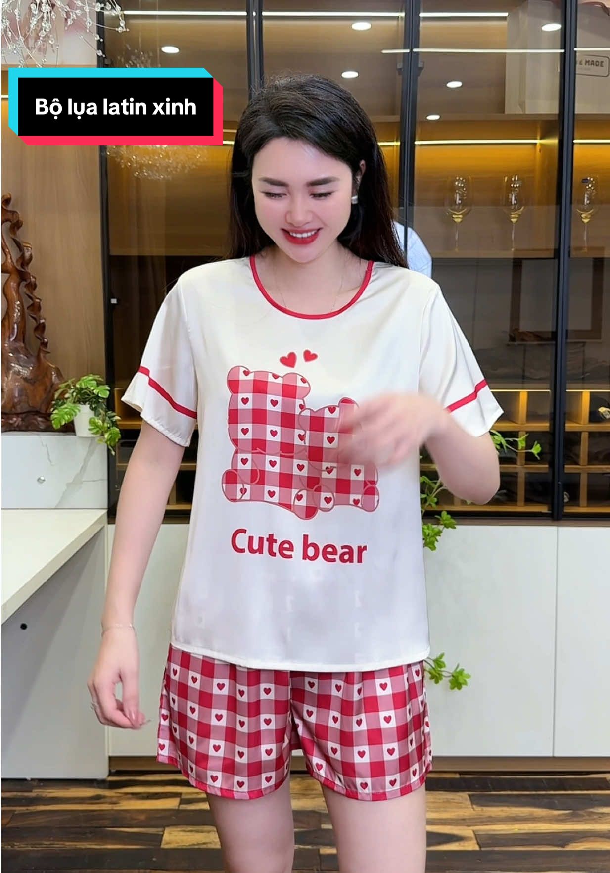 Set bộ lụa latin mịn mát #thudongxudaily #review #dobo #dobomacnha #lualatin 