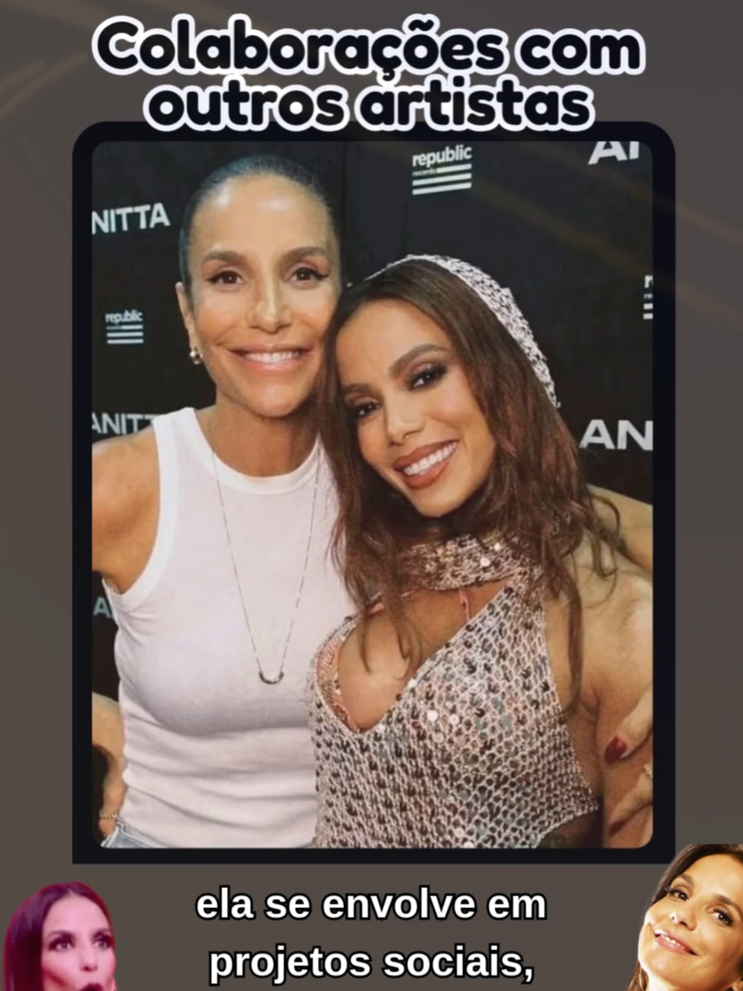 Ivete Sangalo a voz que conquistou o Brasil Ivete Sangalo nasceu em Juazeiro, Bahia, e desde cedo mostrou talento cantando em apresentações escolares e pequenos eventos. #IveteSangalo #Cantora #Famosos #MusicaBrasileira #TikTokBrasil