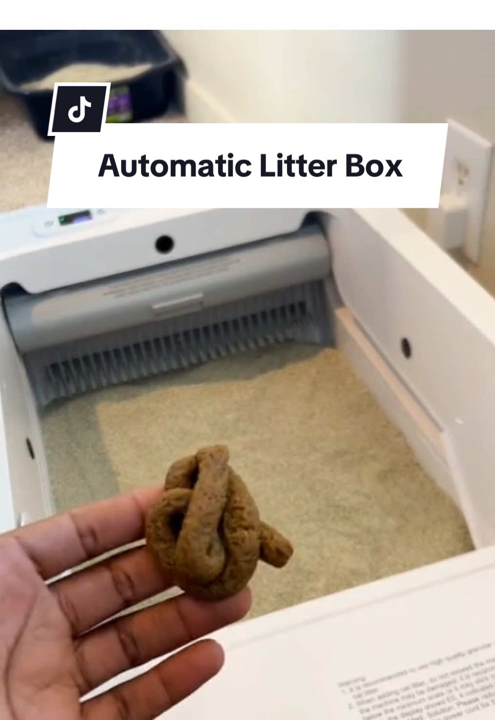 The safety design on this automatic litter box is what makes me feel good about trying it out #automaticlitterbox #litterbox #selfcleaninglitterbox #litterboxhack #cattok 