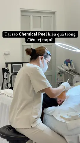 Quá nhiều tác dụng tuyệt vời khi ứng dụng Chemical Peel vào điều trị mụn  ✔️ Loại bỏ bã nhờn, cặn trang điểm và vi khuẩn gây mụn. ✔️ Giúp quá trình điều trị diễn ra nhanh chóng hơn. ✔️Hỗ trợ làm mờ vết thâm do mụn để lại. ✔️ Giúp da mịn màng, tươi sáng hơn. #skinlabbychy #chyskinbeauty #dieutridakhoahoc #chemicalpeel #peelda 
