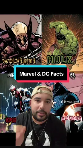 Marvel & DC facts. #MarvelComics #DCComics #SpiderMan #Batman 
