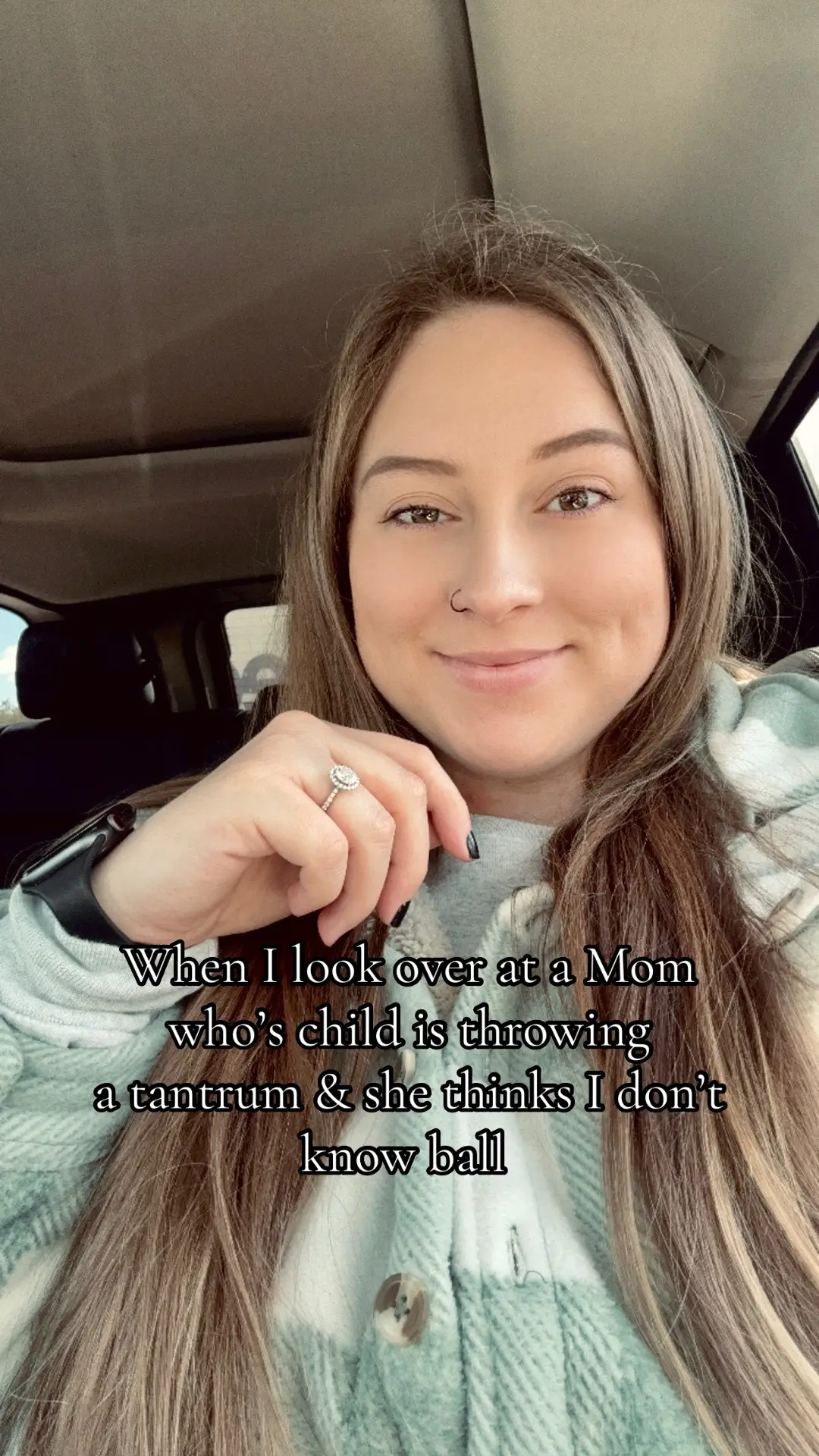 I promise I try not to look but for TikTok content purposes 🤷🏼‍♀️ other children’s tantrums don’t bother me. Hearing my own child cry sends me into a panic 😅😂 #MomsofTikTok 