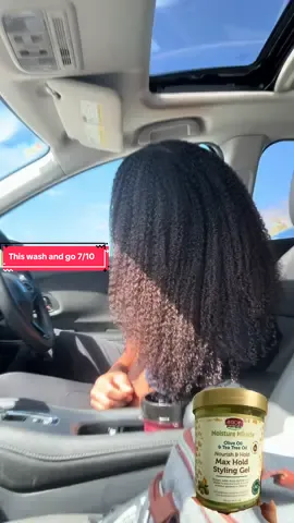 7/10 for this wash and go! #fyp #dmv #washandgo #type4hair #coilyhair 