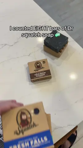 I counted EIGHT bars of Dr squatch soap 🧼 #drsquatch #drsquatchsoap #barsoap #drsquatchformen #naturalsoap @Dr. Squatch 