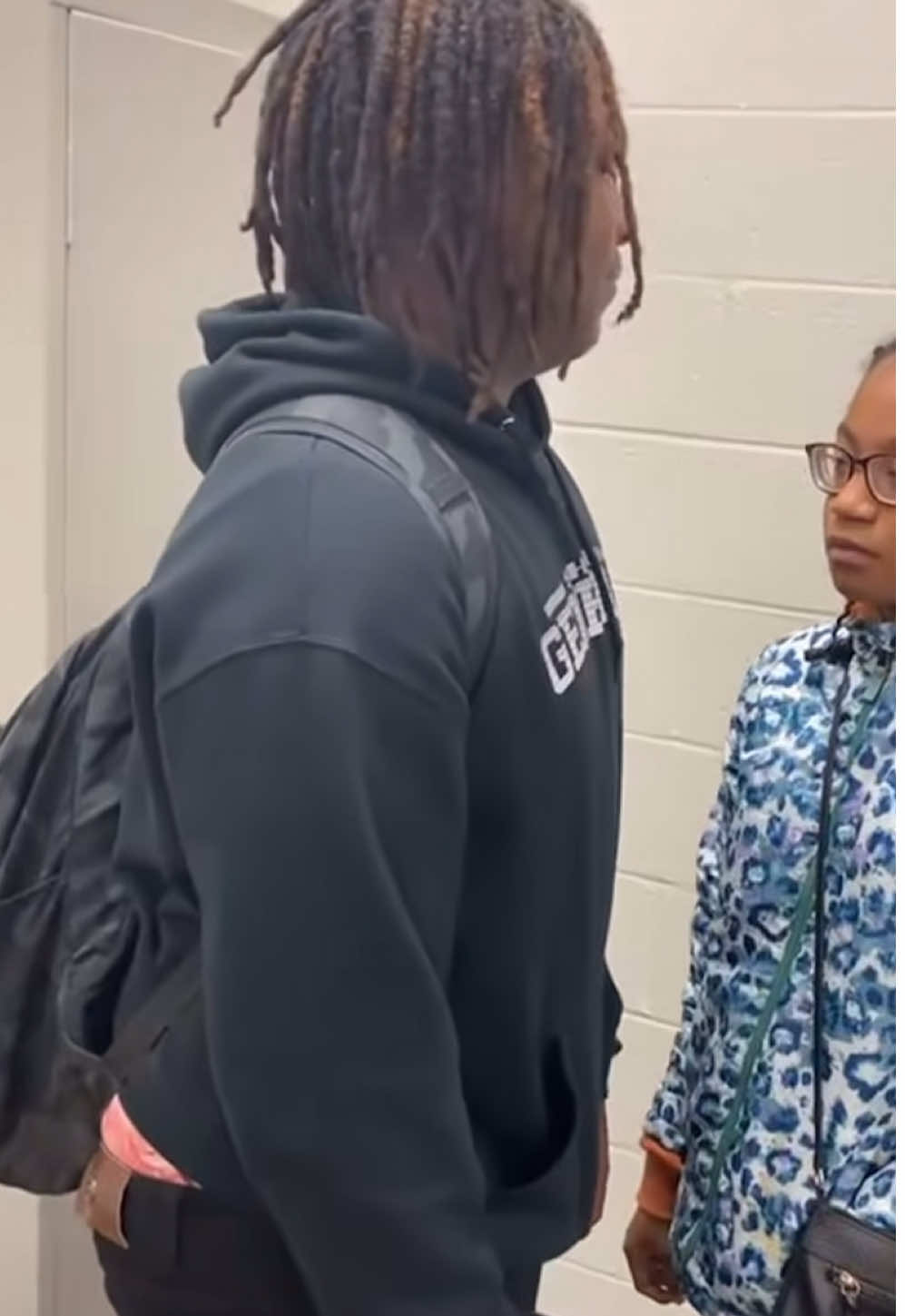 She gone definitely follow bro home after school 🤣 #laugh #goofy #comedy #fyp #viral 
