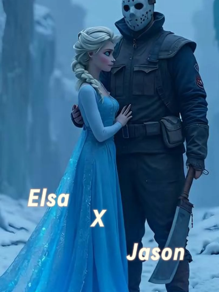 “Quando o gelo encontra o terror ❄️🔪 — a rainha do frio com um toque mortal.” #frozenisandoor #horrorstory #Fusão #killerbee #HorrorArt #Fusion #terrifying #Gelo #jason #els #aisarkhaledd