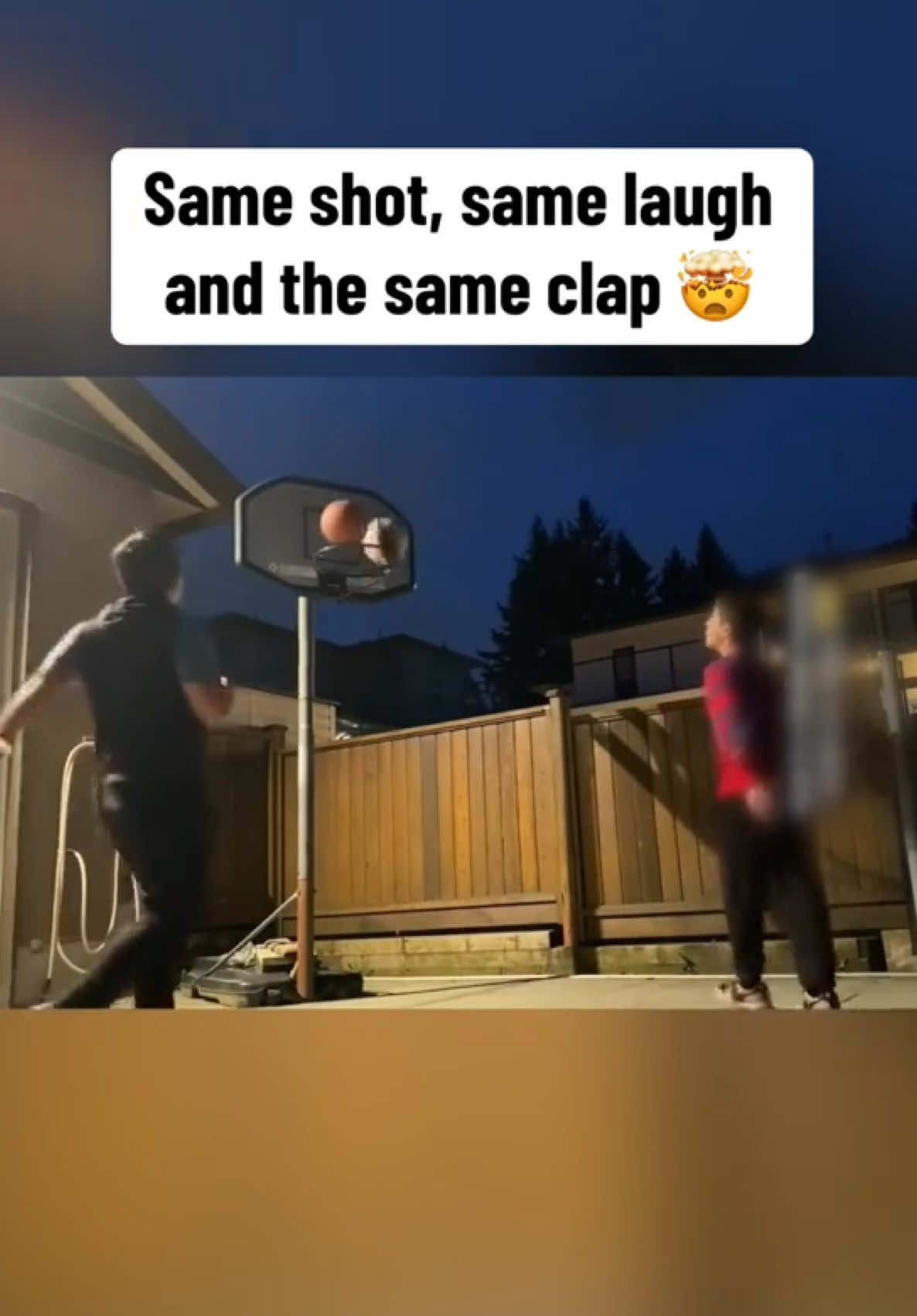 One in a million moment 😯 (eilia.kkia /IG) #NBA #basketball #sports #fyp #shot 