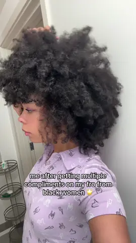 Best feeling everrrr #naturalhair #blackwomenoftiktok #naturalhairstyles 