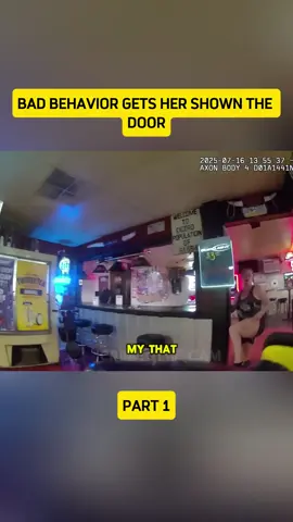 Bad Behavior Gets Her Shown the Door #cops #police #bodycam #bodycamcops #bodycampolice 