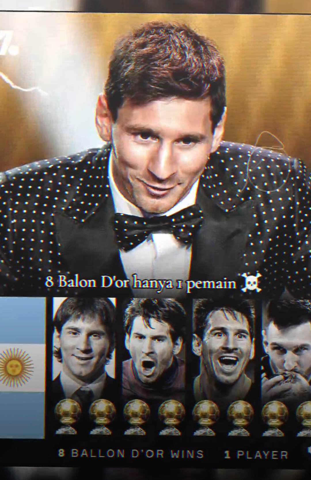 the real mr ballon'dor 🥶 #leomessi #masukberanda #fyp #ballondor #goat 