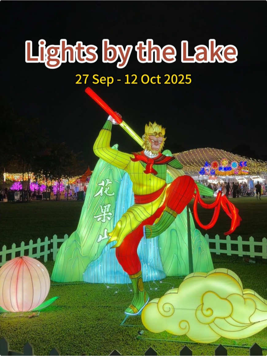 Lights by the Lake 
 Jurong Lake Gardens, Singapore
 
 📆27 Sep - 12 Oct 2025
 6:30pm – 10.30pm daily
 
 📍Jurong Lake Gardens
 
 🚇 Closest MRT stations:
 Lakeside (EW26).
 Chinese Garden (EW25)
 
 #chinesegardensingapore 
 #lightsbythelake
 #midautumnfestival 
 #singaporetiktok 
 #fyp 

