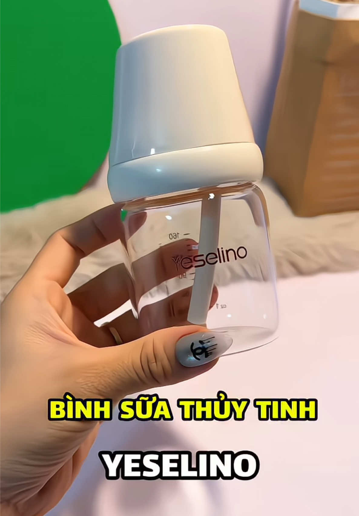 Bình đẹp mà an toàn nha các mom #binhsua #binhsuathuytinh #mevabe #mebimsua #bimsua  @Mẹ Mai  @Mẹ Mai 