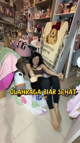 Olahraga biar sehat karna kazen suruh aku olahraga #happysunday #fyp #workoutmotivation 