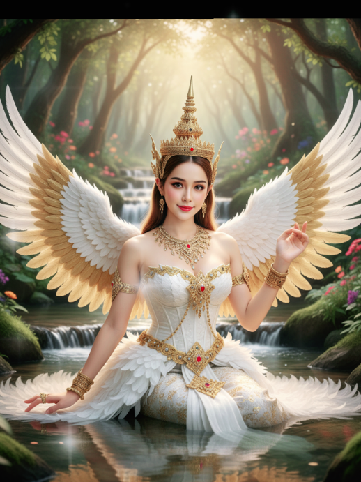 #gemini #กินรีป่าหิมพานต์ #วรรณคดีไทย #เทรนด์วันนี้ #tiktokunit @chanuntorn0809 ชนันธร(ไก่) 