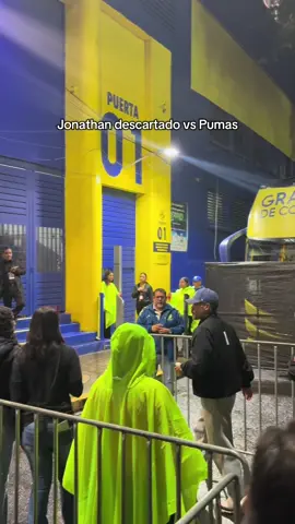 Jonathan Dos Santos descartado para enfrentar esta noche a Pumas 🦅🦅🦅 #ClubAmerica #clubamerica🦅💛💙 #clasicocapitalino #LigaMx #apertura2025 