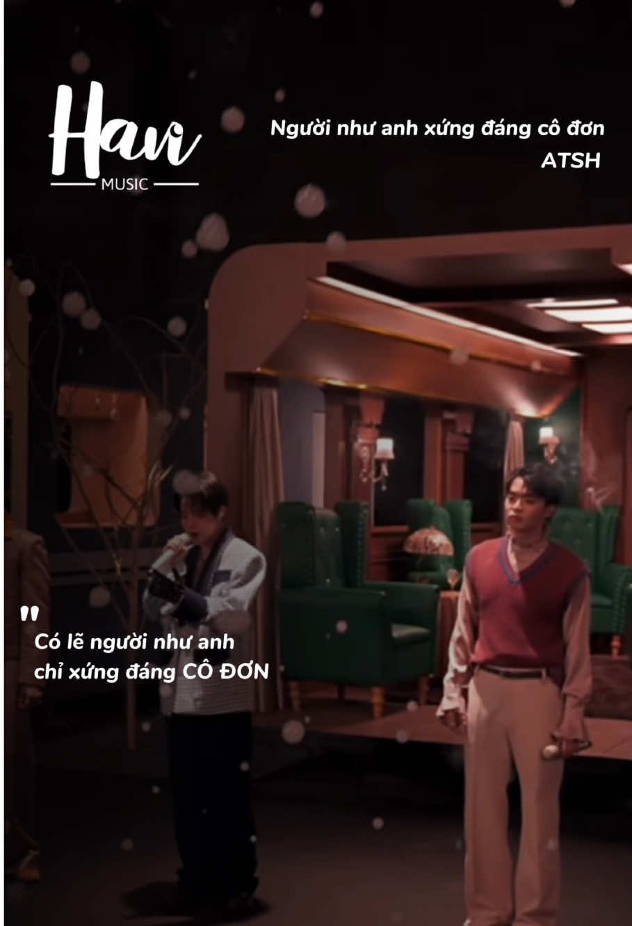 Người như anh chỉ xứng đáng cô đơn... #hanmusicc #vucattuong #negav #atsh #anhtraisayhi 
