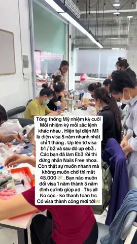 CHUYỂN DIỆN VISA 5 NĂM ĐỊNH CƯ MỸ CẤP TỐC 1 THÁNG DIỆN M1 Du học Nghề . Inb . #m1 #visam1 #hocnaildinhcu #nail #dinhcu #visa 