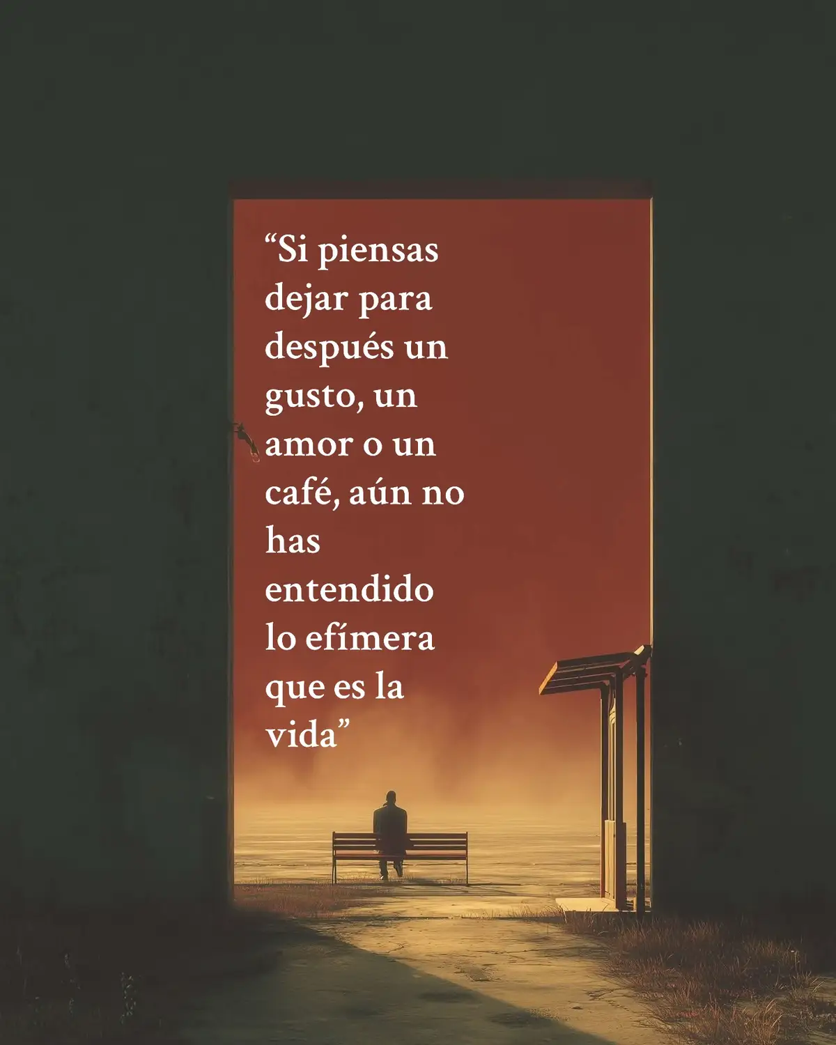Un gusto, un amor, un café… una Temoc®️, una playa, un té de cedron, un vinito; no los dejes para después. La vida es un suspiro, un suspiro que se va. #Notedejesparadespues #Chica4B #Sintulatido#SinTuLatidoafé #Temoc