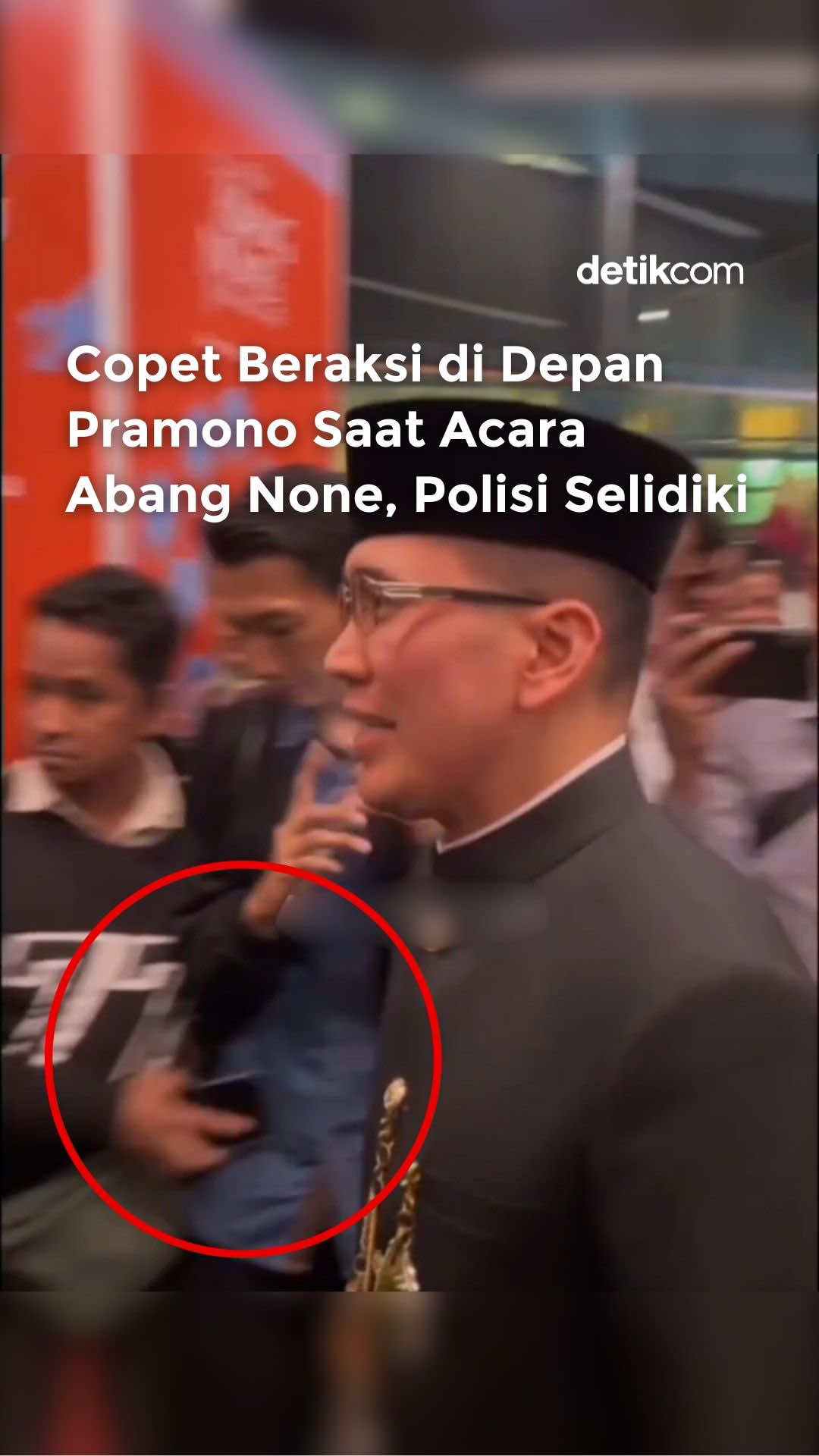 Kapolsek Menteng Kompol Rezha Rahandhi mengatakan pihaknya sedang menyelidiki peristiwa tersebut. Namun dia menyebut korban belum membuat laporan polisi. 