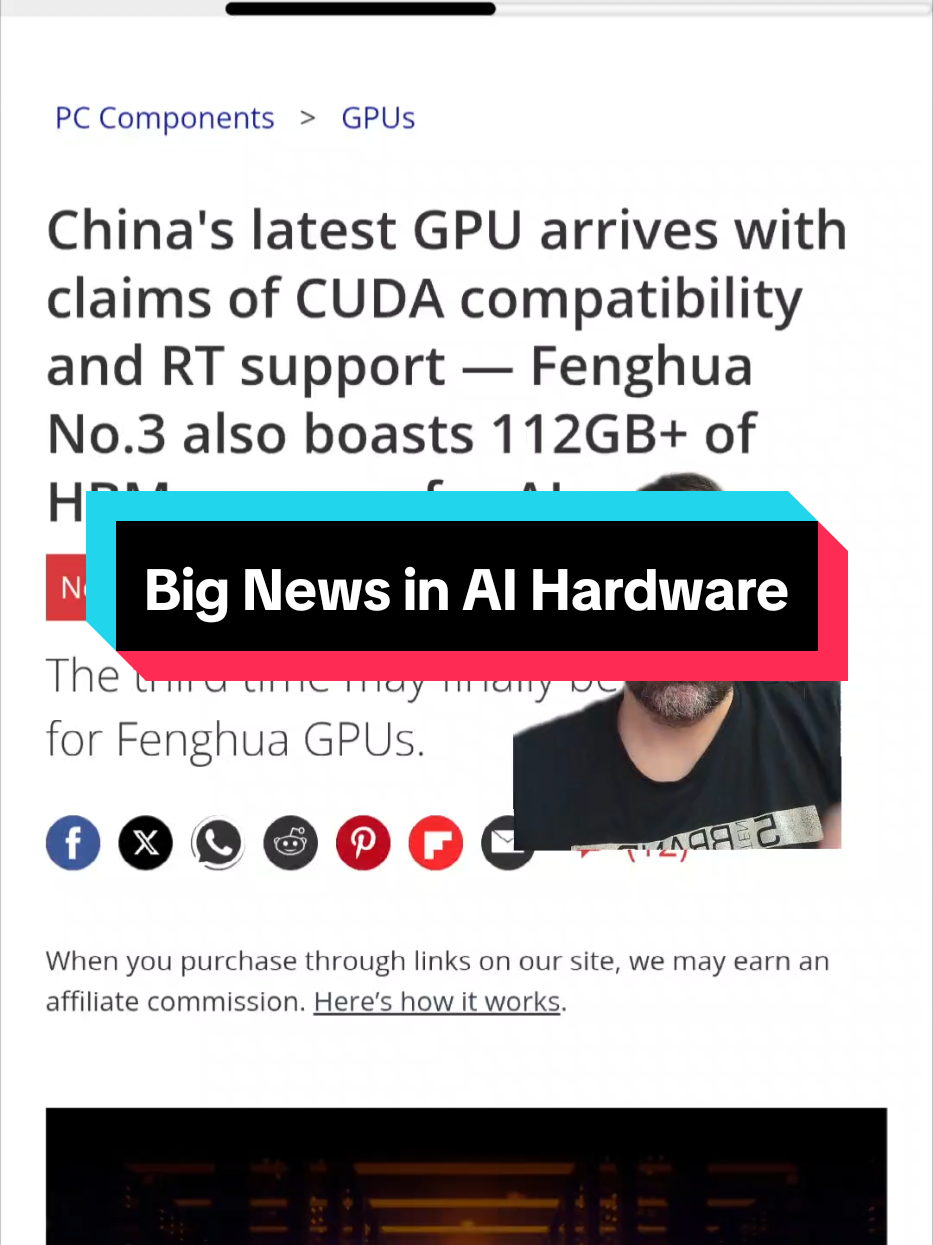 Replying to @kelargo Big News in AI Hardware 