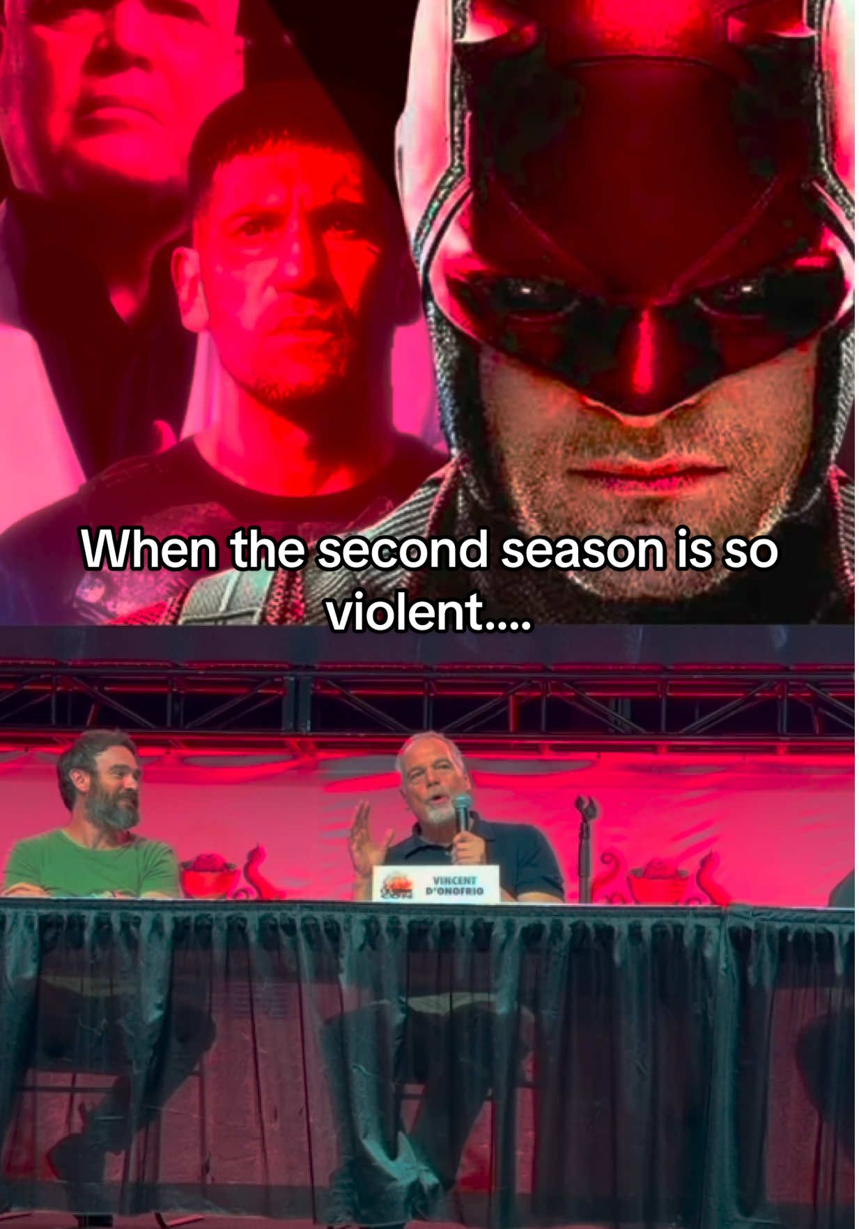 When the second season is so violent…. Daredevil Born Again season 2 sounds like it will be intense! #daredevilbornagain #marvel #mcu #mattmurdock #fyp