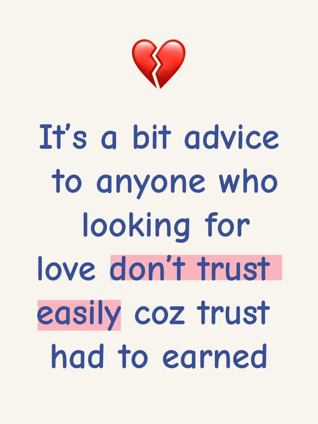 Don’t look for love just wait and pray🙏 for it the right person is coming to you and be aware of fake people 