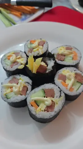 madali ng gumawa ng Kimbap kahit sa bahay lang  #bibigo #kimbap #sushi 