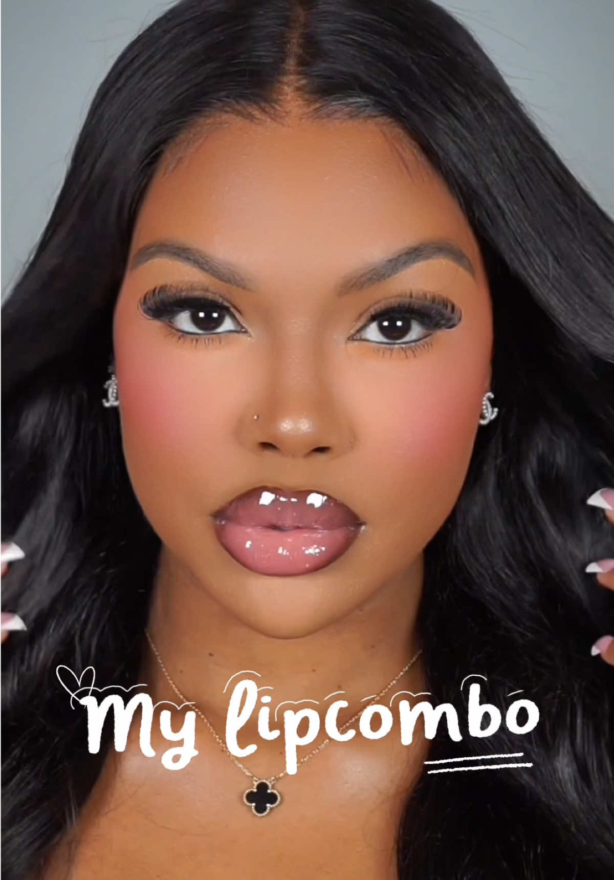 Me & a nudish pink lip combo go together real bad 💋