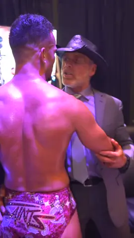 Shawn Michaels congratulates Ricky Saints on his title win #rickysaints #shawnmichaels #nxt #WWE #fyp 