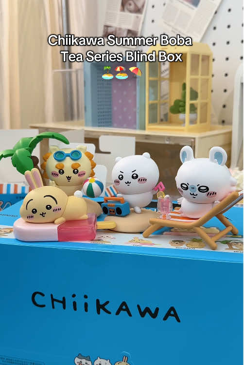 The Chiikawa Summer Bubble Tea Series Figure Blind Boxes are a 2025 summer limited edition blind box jointly launched by MINISO and Chiikawa.#chiikawa #blindbox #fallfreshness #unboxing #fyp #miniso 