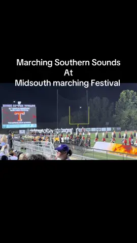 Marching Southern Sounds wowed the crowds at Midsouth. #marchingsouthernsounds #marchingband #competition #marchingfestival #midsouthmarchingfestival 