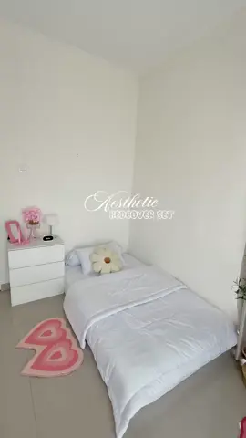 change my bedding with me🤍🛌 #fankaybedcover #setbedcover #spreiaesthetic #spreihotel #aestheticroom 