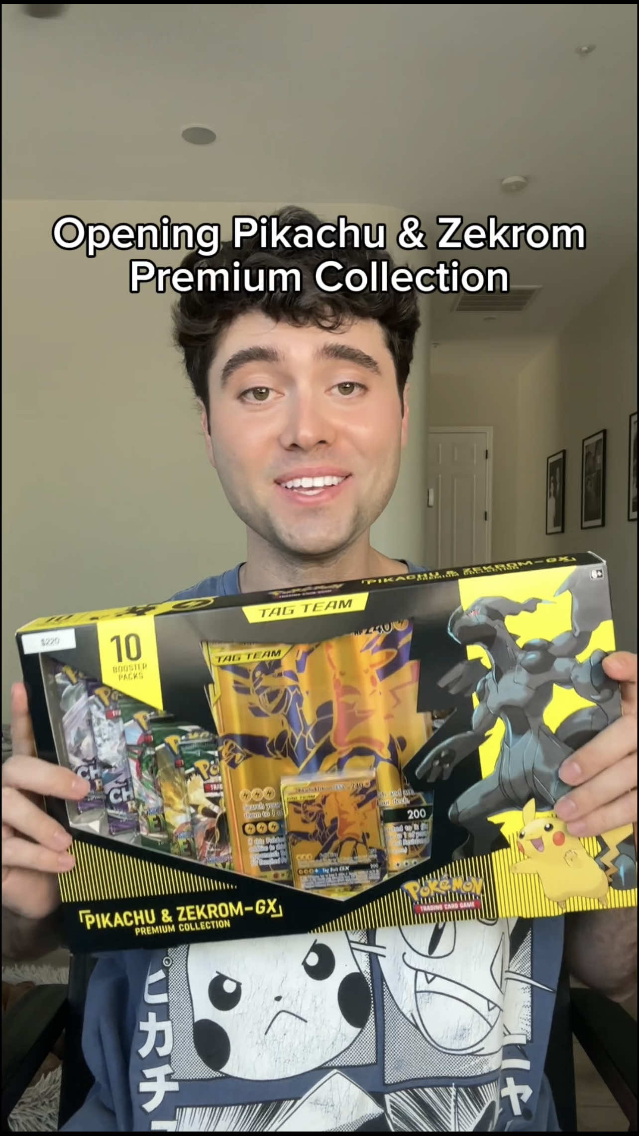 Opening a Tag Team Pikachu & Zekrom - Gx Premium Collection #pokemoncards 