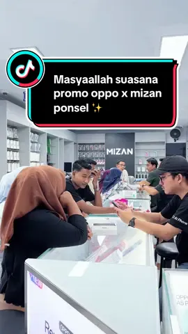 Suasana event Oppo x mizan ponsel dengan berbagai macam promo menarik + hadiah @Mizan Ponsel @Toke Mizan  #fyp #promo #happyweekend #promospecial #aceh 
