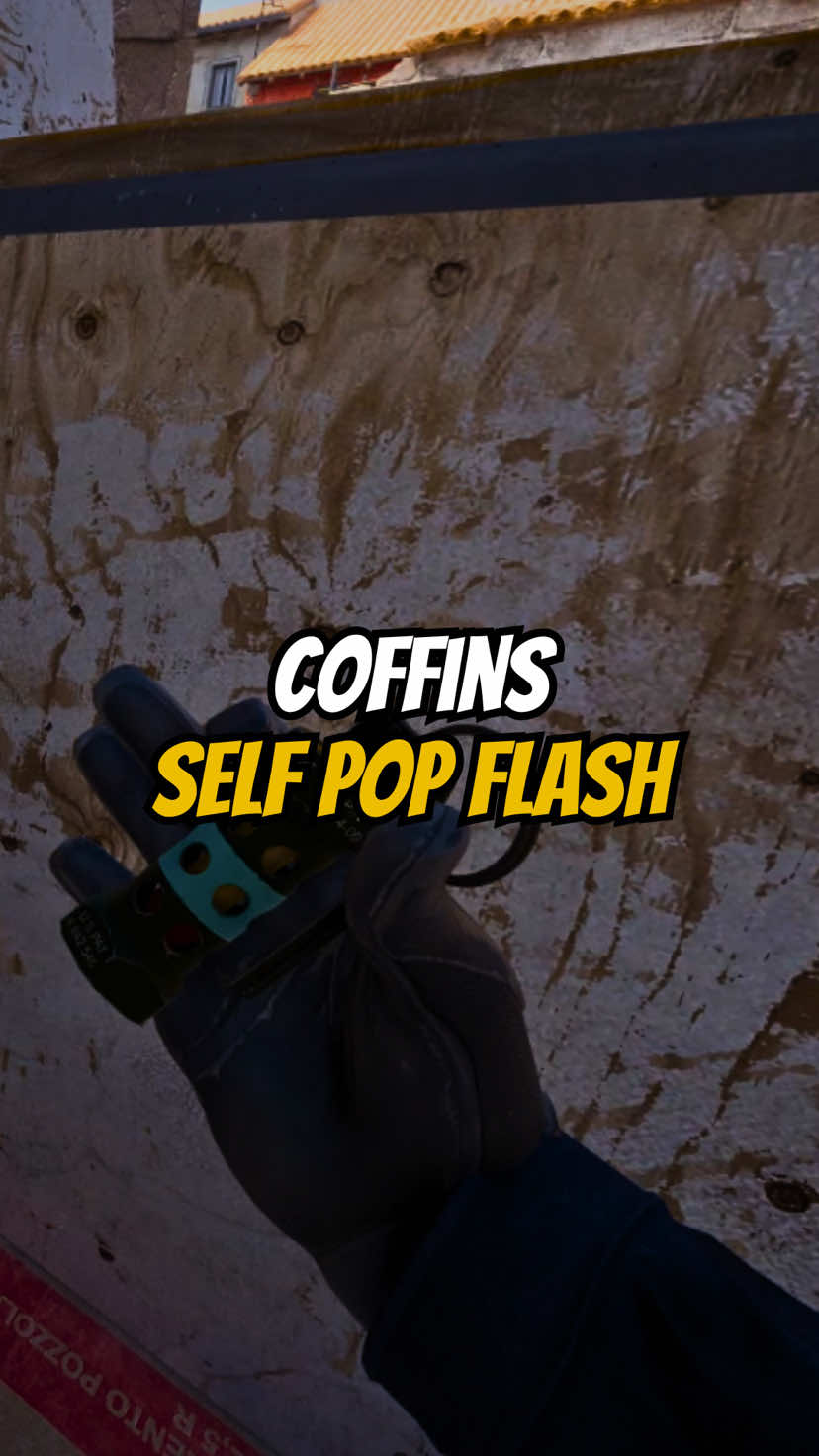 COFFINS SELF POP FLASH #COUNTERSTRIKE #CS2 