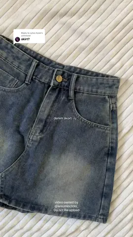 Replying to @sylus ilysm denim skort perfect for 22/23 girlies🌸🎀🌷 #denimskirt #denimskort #fyp #skort #skortoutfit 