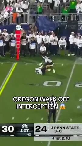 THE DUCKIES SPOIL THE WHITE OUT 🚨 #breakingnews #oregon #pennstate #CollegeFootball #cfb (via @NBC Sports)